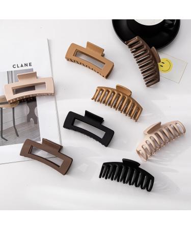 Kaition Luxurious Women's Hair Clips Set 8 Stylish Non-Slip 9cm Clips for Thick Hair - Perfect Gift Box (Pattern-B) - Buy Online on GoSupps.com