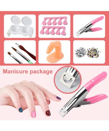 BLIFF Acrylic Nail Kit for Beginners | 12 Glitter Acrylic Powders | Professional Nail Art Tools & Supplies for DIY Nail Decoration - Buy Online on GoSupps.com