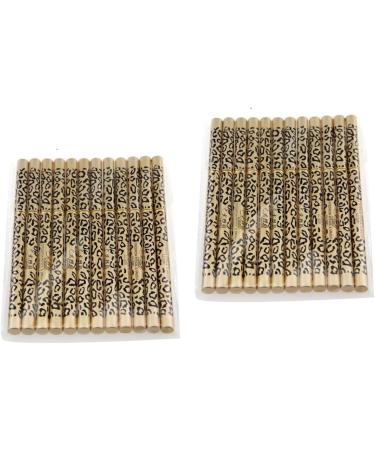 FOMIYES 2pcs Set 12pcs Waterproof Eyebrow Pen Eyebrow Pencil Brush Iron Tube Leopard Print Eyeliner 1 count (Pack of 1) As Shownx2pcs - Buy Online on GoSupps.com