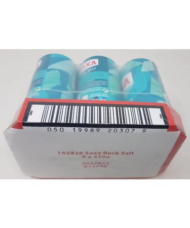 Saxa Rock Salt Coarse - 6x350g - Buy Online on GoSupps.com