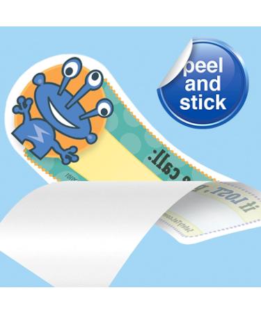 Monster 6pk SafetyTat Child ID Tattoos with Skin Prep Wipes & Tattoo Pen - Buy Online on GoSupps.com