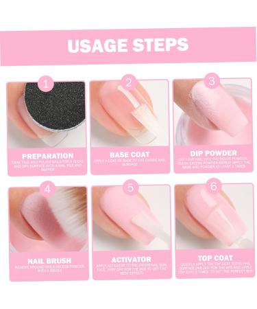 6pcs Dip Powder 6 couleurs en acrylique Nail tremper poudre non UV/lampe LED Kit de bricolage requis pour les d butants Salon de bricolage manucure - Buy Online on GoSupps.com