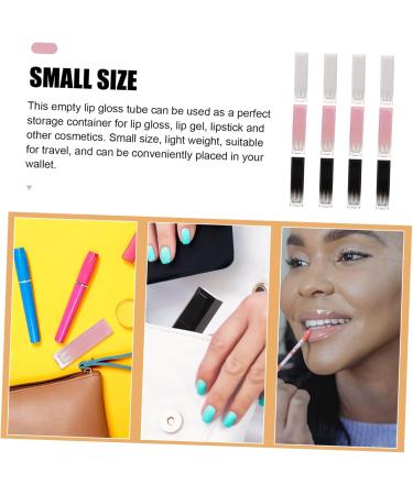 minkissy 12pcs Gradient Color Lip Gloss Tubes Cute Reusable Lip Oil Bottles For Travel For Lip Gloss Cosmetics Compact Space Saving For Filling Creative Makeup - Buy Online on GoSupps.com