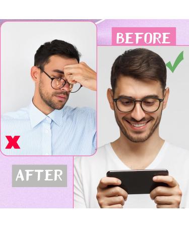 Jeffdad 10 Pairs Self-Adhesive Anti-Slip Nose Pads for Glasses - 3mm Thick Airbag Repair Set for Sunglasses & Reading Glasses - Black - Buy Online on GoSupps.com