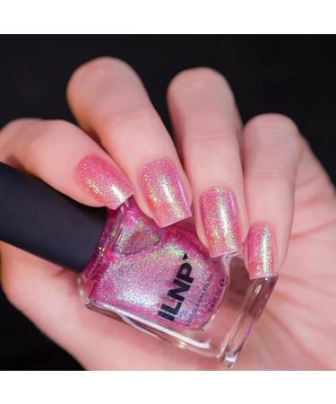 ILNP Pixie Party Pink Holographic Jelly Nail Polish - Buy Online on GoSupps.com