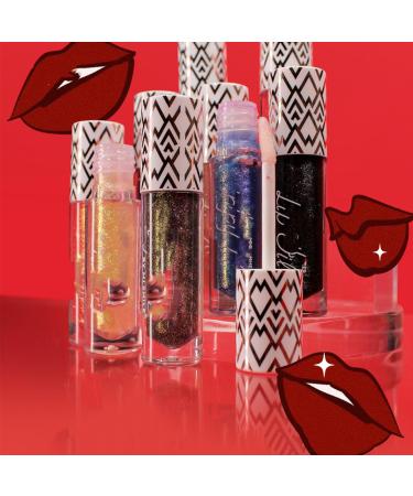 NOZEM Glitter Liquid Color Changing Lipstick | Long Lasting Moisturizing Non-Sticky - Diamond Black | Sparkling Lip Gloss for Women - Buy Online on GoSupps.com