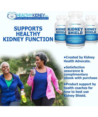 Kidney Shield 2-Pack Kidney Support Supplement Fish Oil Omega-3 Fatty Acid Renal Pills 240 Count - Buy Online on GoSupps.com