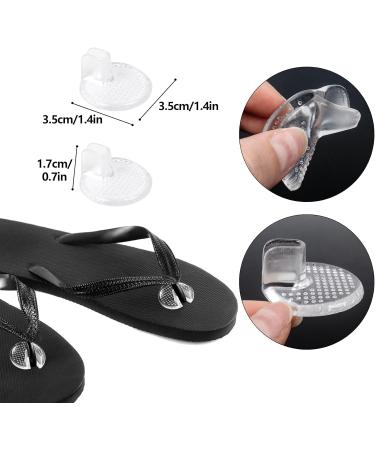 8 Pairs Clear Silicone Toe Separator Pads | Gel Toe Protection Flip Flop Inserts for Men & Women - Buy Online on GoSupps.com