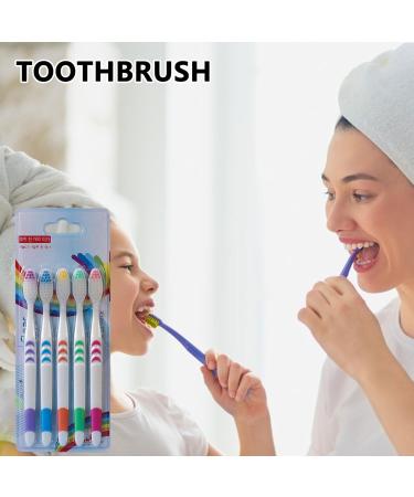 Drang Soft Bamboo Carbon Toothbrushes - Eco-Friendly 5-Pack | Ultra-Gentle Bristles in Multiple Colors for Family Care - Buy Online on GoSupps.com