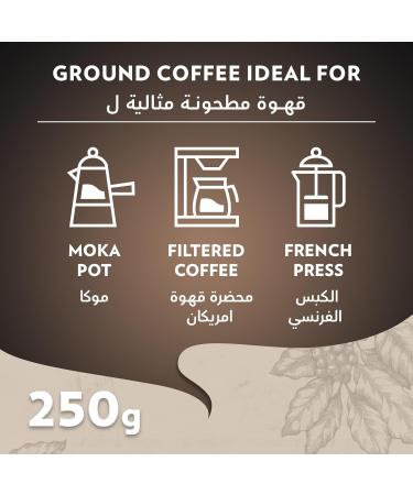  Lavazza Lavazza Caffe Espresso Ground Coffee 250 g - Buy Online on GoSupps.com