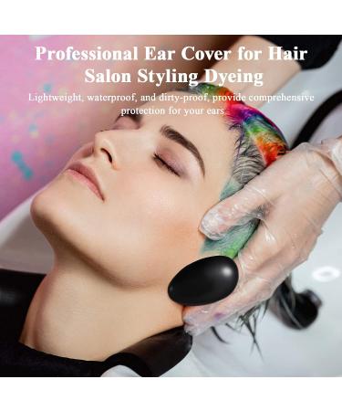 Lurrose 20Pcs Hair Dye Earmuffs - Waterproof Ear Protectors for Hair Coloring - Barber and Home Use - Buy Online on GoSupps.com