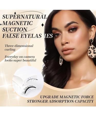 LFCFBH Magnetic Eyelashes Kit Magnetic Lashes with Applicator 2 Pairs Natural Look No Glue Needed - Buy Online on GoSupps.com