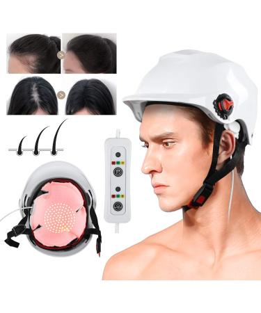 102Pcs Lamp Beads Hair Growth Helmet Red Light Men And Women Hair Growth Helmet White For With Adjustable 3 Gears - Buy Online on GoSupps.com