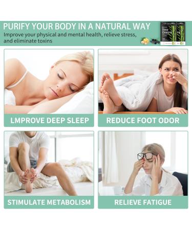 Detox Foot Patches 20 Pcs - Deep Cleansing & Stress Relief | 100% Natural Foot Detox Pads for Toxin Removal & Better Sleep - Enhance Blood Circulation - Buy Online on GoSupps.com