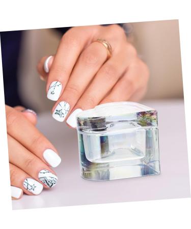 Ipetboom Diamond Dappen Dish Nail Dappen Dish Dappen Dish for Acrylic Nails Acrylic Liquid Dish Acrylic Monomer Dish Nail Art Dappen Dish Nail Dish Crystal Glass Container 7x6.5cm As Shown - Buy Online on GoSupps.com