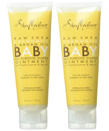 Shea Moisture Raw Shea Chamomile & Argan Oil Baby Diaper Ointment 4 oz (Pack of 2) - Natural & Soothing Baby Care - Buy Online on GoSupps.com