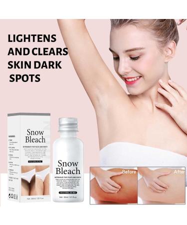 Snow Bleach Cream Decolorant Body Cream Whitening Cream Brightening Cream Spot Remover For Body White And Private Cream Brightens Armpit (3PC) - Buy Online on GoSupps.com