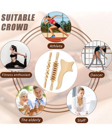 3-Piece Wood Therapy Massage Kit for Lymphatic Drainage and Cellulite Reduction - Buy Online on GoSupps.com
