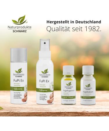  Naturprodukte Schwarz Naturprodukte Schwarz FuPi Cream with Tea Tree Oil and Manuka Oil for Foot Hygiene Skin Care for Itching Between Toes 50 ml - Buy Online on GoSupps.com
