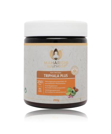 Maharishi Ayurveda Triphala Plus 985mg MA 505 Dietary supplements with Ayurvedic plant parts 250 tablets 1 Pack Natural 250 pieces (1 Pack)