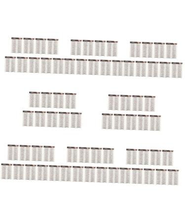 FRCOLOR 72 sheets Eyebrow Artificial Transfer Imitation Eyebrows Tattoos Transfers Stickers Hairlike False