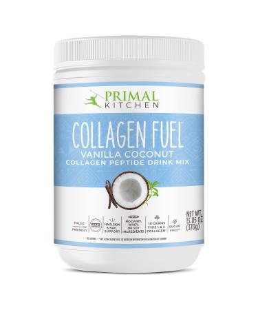 Primal Kitchen Collagen Fuel Collagen Peptide Drink Mix, Vanilla Coconut, No Dairy Coffee Creamer and Smoothie Booster, 13.1 Ounces Vanilla Coconut 13.1 Ounce (Pack of 1)