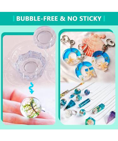 JDiction UV Resin Kit - Crystal Clear Sunlight Curing Beginner Kit for Jewelry, Doming, Coating, Casting - DIY Craft - Buy Online on GoSupps.com
