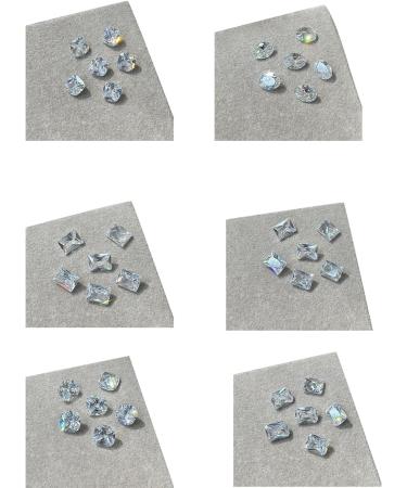 2x Nail Rectangular Nails Art Fat Square Nail Nail Rhinestones Crystal Nails Decorations 2x Fat Square Nail Nail Rhinestones Nails Art Nail Crystal Decoration 06 Rectangular right - Buy Online on GoSupps.com