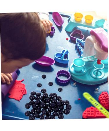HOMSFOU 250 pcs Simulation blueberry faux blueberries pretend play fruit lifelike fruit faux blueberry decor realistic blueberries fruits simulation fruit crafts resin artificial - Buy Online on GoSupps.com