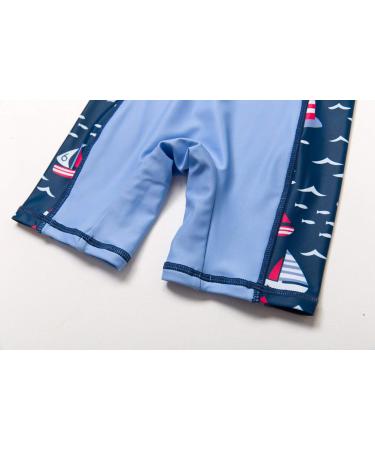 BONVERANO Baby Boys Swimsuit | Toddler Bathing Suit 2-3 Years | UPF 50+ Sun Protection | Long Sleeve One Piece Swimwear - Buy Online on GoSupps.com