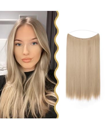 Elailite hair part Extensions 1 Tresse Hair extension Synthetic hair hair compression smooth 50cm-90g #24 middle blonde medium blonde 50 cm