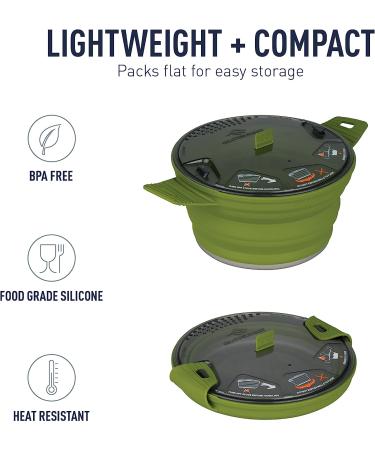 Sea to Summit X-Pot 2.8L Camping Cook Pot - Pacific Blue | Collapsible & Lightweight - Buy Online on GoSupps.com