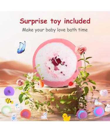 Granvoo 12-Piece Swimming Bombs Gift Set | Surprise Toys Inside | Organic Foam Bath Bombs for Kids | Perfect Bubble Bath Birthday Present for Girls & Boys - Buy Online on GoSupps.com