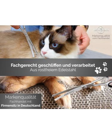 4-Piece Dog Grooming Scissors Set - Straight & Curved Hair Shears for Professional Pet Care - Buy Online on GoSupps.com