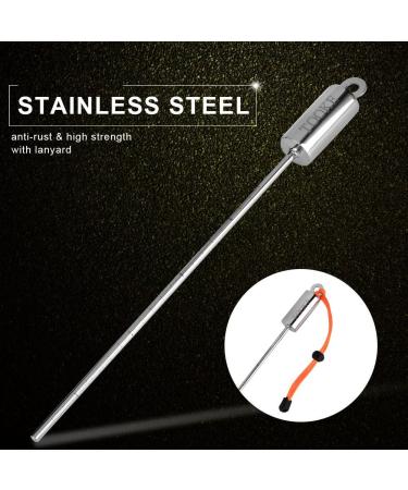 Alomejor Stainless Steel Lobster Stick Scuba Diving Pointer with Lanyard - Black - Buy Online on GoSupps.com