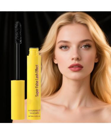 Makeup Mascara voluminous lashes defined lengthens and locks lashes durable waterproof and smudgeproof light for a healthy finish does not clump black - Buy Online on GoSupps.com