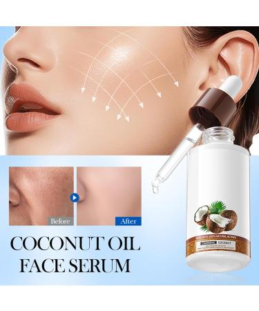 2 pieces coconut oil serum nourishing and rejuvenating coconut oil serum moisturizing and nourishing skin firming 2 pieces x 40 ml serum - Buy Online on GoSupps.com