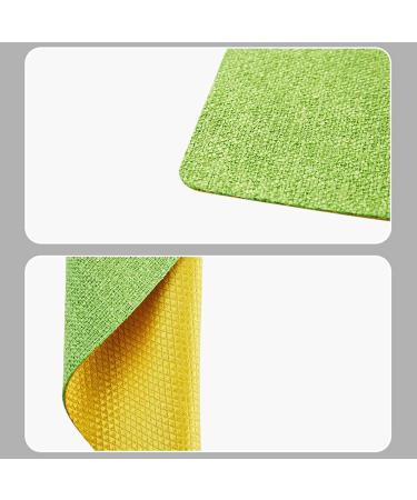 PURPLELILY Fiber Cleaning Towel Double Side Absorbent Dish Cloth With Lanyard Kitchen Restaurant Tableware - Buy Online on GoSupps.com