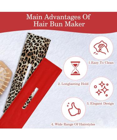 Mabor 3Pcs Bun Hair Maker French Deft Bun Hair Twister Hair Donut Heatless Lazy Hair Curler Hair Twist Bun Maker Flexible Reusable Hair Styling Accessories for Women Girls - Buy Online on GoSupps.com