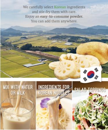 Korean Lotus Root Powder 300g - Rich in Amino Acids Vitamins B & C Perfect for Baking & Drinks - International Shipping Available - Buy Online on GoSupps.com