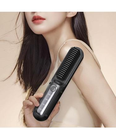 Buy Hair Straightening Brush - Dual Voltage Ion Straightener Comb | Best Hair Styling Tool for Perfectly Straight Hair - Buy Online on GoSupps.com