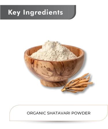 Just Jaivik 100% Organic Shatavari Powder USDA Organic 1/2 Pound / 227g Asparagus Racemosus Rejuvenative for Vata and Pitta That Promotes Vitality and Strength - Buy Online on GoSupps.com