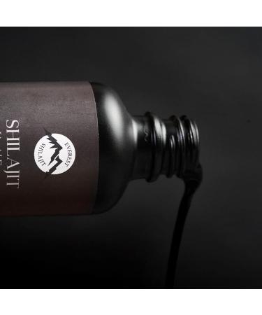 Everest Himalayan Shilajit Liquid Drops | Fast Absorption | 75%+ Fulvic Acid | Easy Dosing | Shilajit Nepal Origin | Natural Energy | 50 ml - Buy Online on GoSupps.com