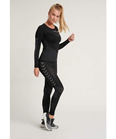 hummel T-Shirt First Multisport Women - Stretchy Seamless XS-S in Black | Buy Internationally - Buy Online on GoSupps.com