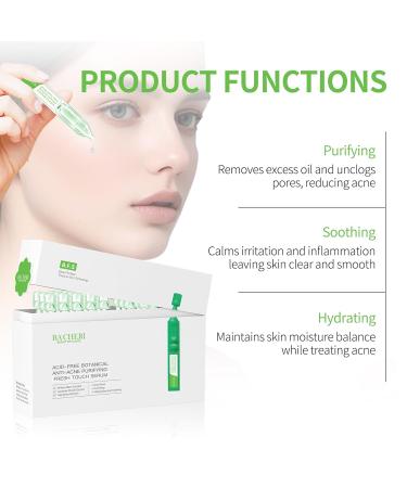 Gentle Botanical Acne Treatment for Face Acid-Free Spot Facial Serum with Niacinamide & Witch Hazel Soothes Redness & Controls Breakouts for Sensitive Oily & Acne-Prone Skin 1.2 ml 30 Ampoules - Buy Online on GoSupps.com