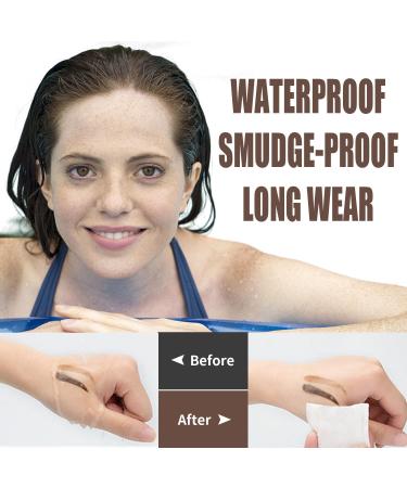 ALLROSE Eyebrow Stamp Stencil Kit | Waterproof Eyebrow Stamp & Stencils for Perfect Brows | Dark Brown | International Shipping Available - Buy Online on GoSupps.com