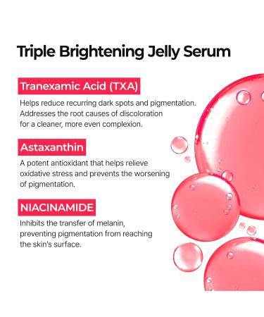Dr.Melaxin TX Astaxanthin Triple Jelly Serum TXA Astaxanthin & Niacinamide Face Serum for Even Skin Tone Radiance & Hydration - Buy Online on GoSupps.com