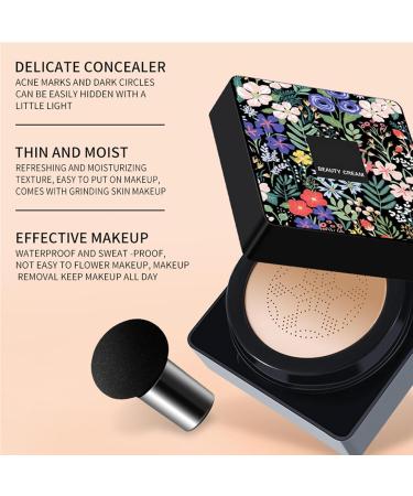  Ceprznvey Air Cushion Concealer Cushion Moisture Oil-Control Makeup BB Cream Foundation Air Cushion Bb Cream for Coverage Moisture Control and Brightened Complexion for All Skin Types - Buy Online on GoSupps.com
