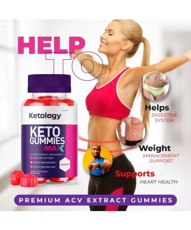 Ketology Keto Max ACV Gummies - Advanced Apple Cider Vinegar Gummies for 30 Days Supply - Buy Online on GoSupps.com