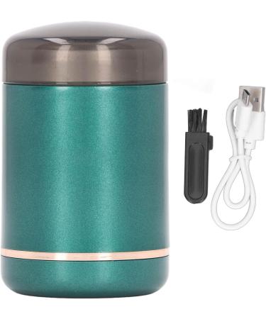 Electric Beard Trimmer Mini Beard Trimmer USB Charging ABS Aluminum Alloy Portable 3W LED Indicator for Home (Green) - Buy Online on GoSupps.com